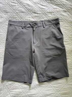 Men’s Adidas light gray utility shorts